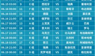 2021欧洲杯上下半区图 2021欧洲杯上下半区图